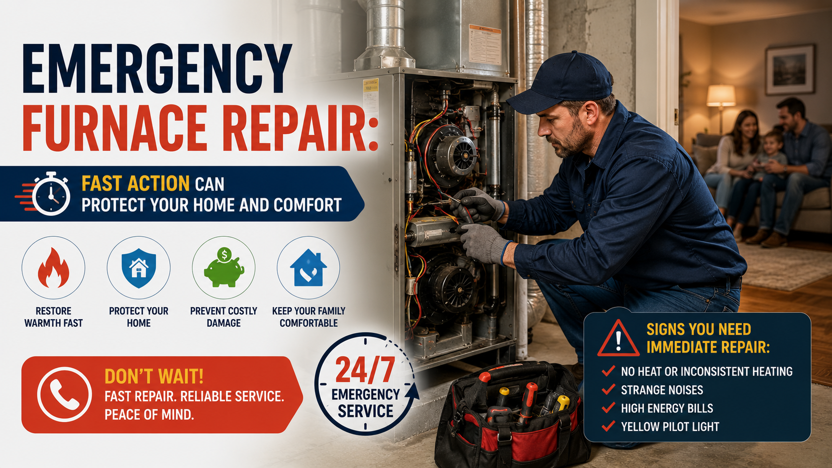 Emergency Furnace Repair: Fast Action Can Protect Your Home and Comfort